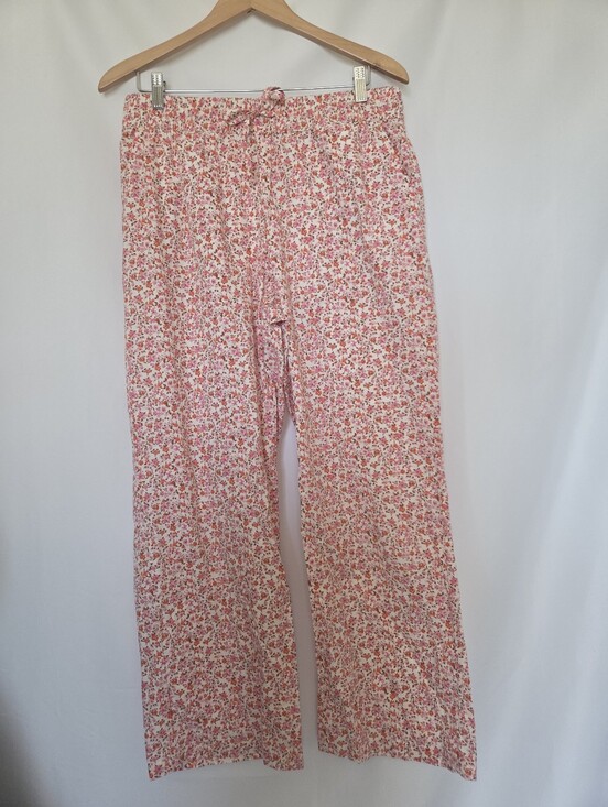GAP Pants - GAP Cottagecore Floral Cotton Wide Straight Leg Lounge Pants